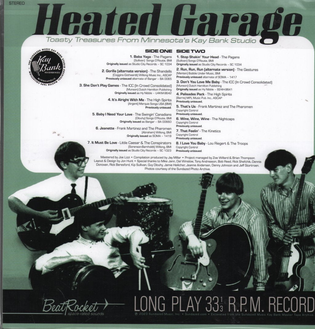 Various Artists - Heated Garage: Toasty Treasures From Minnesota's Kay Bank Studio - Lp