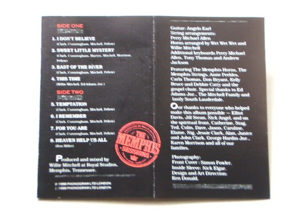 Wet Wet Wet - Memphis Sessions - Cassette