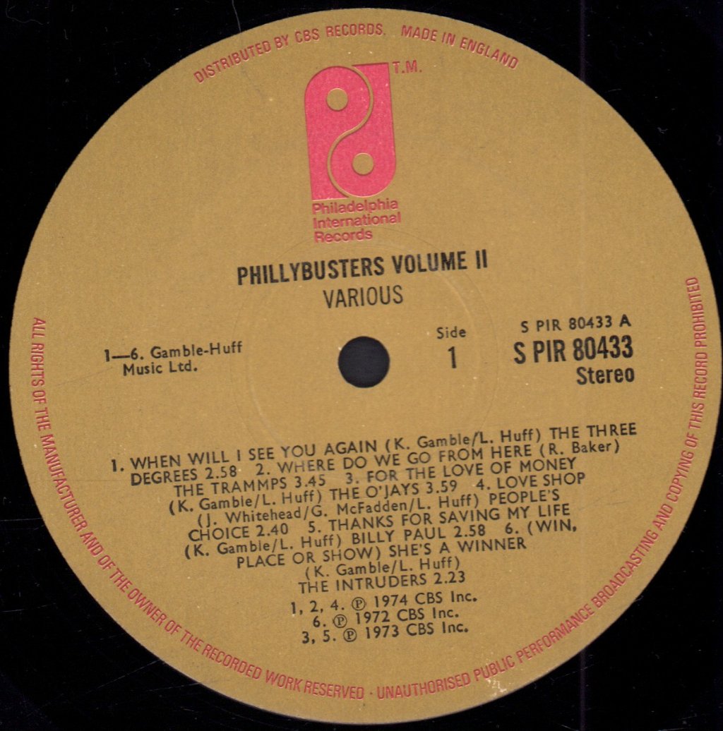 Various Artists - Phillybuster Vol 2 - Lp