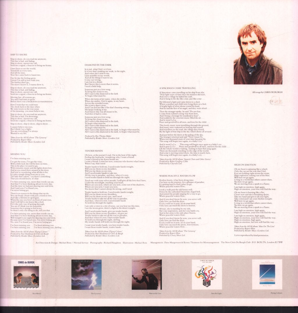 Chris De Burgh - Spark To A Flame - Lp