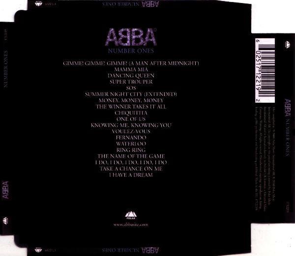 ABBA - Number Ones - Cd