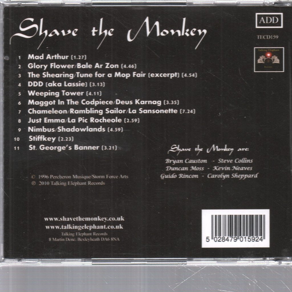 Shave The Monkey - Mad Arthur - Cd
