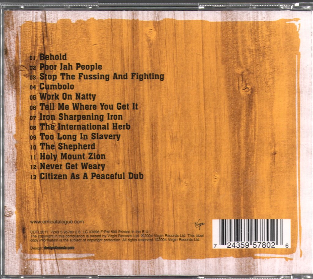 Culture - Too Long In Slavery - Cd