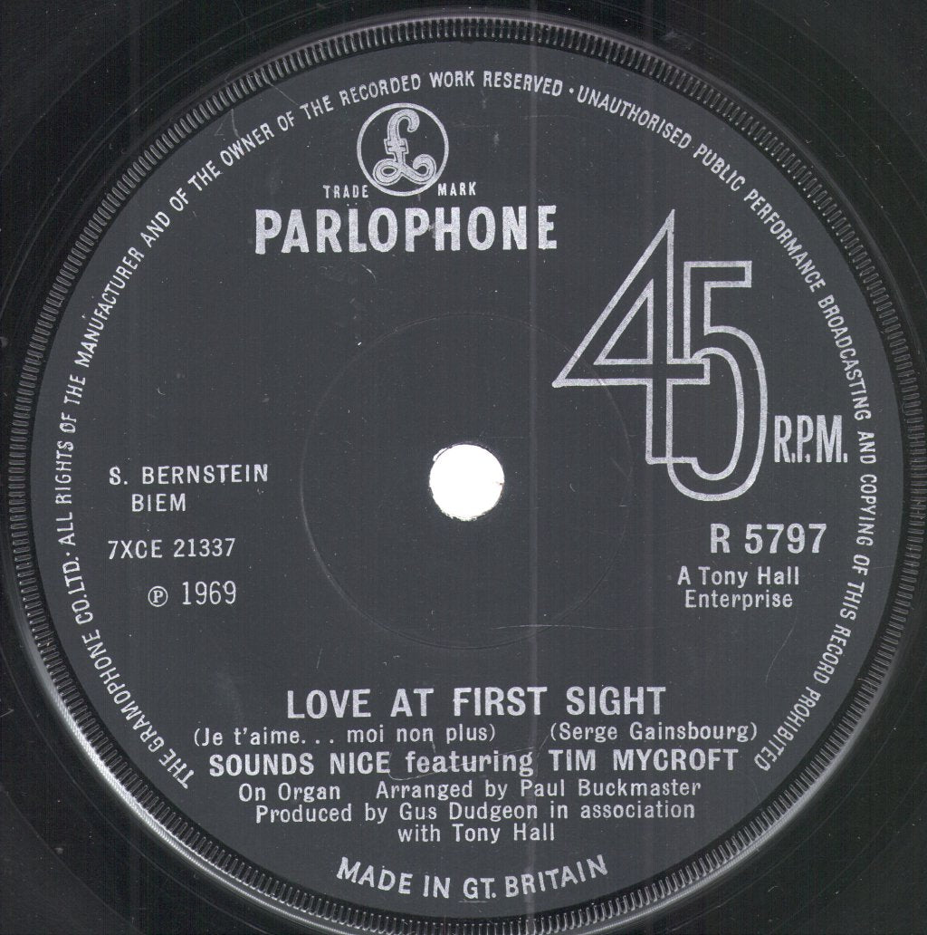 Sounds Nice - Love At First Sight - 7 Inch