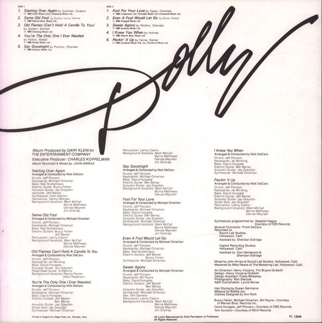 Dolly Parton - Dolly Dolly Dolly - Lp
