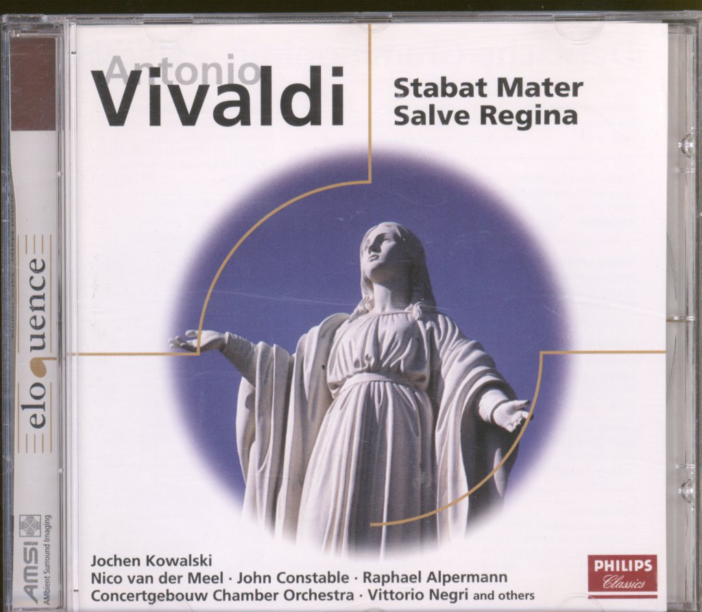 Jochen Kowalski - Nico Van Der Meel - Concertgebouw Chamber Orchestra - Vivaldi - Stabat Mater - Salve Regina - Cd
