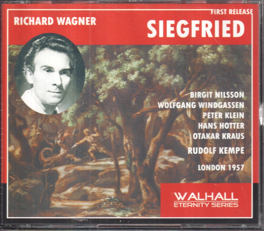 Orchestrra Of The Royal Opera House Covent Garden, Rudolfe Kemp - Wagner - Siegfried - Cd Set