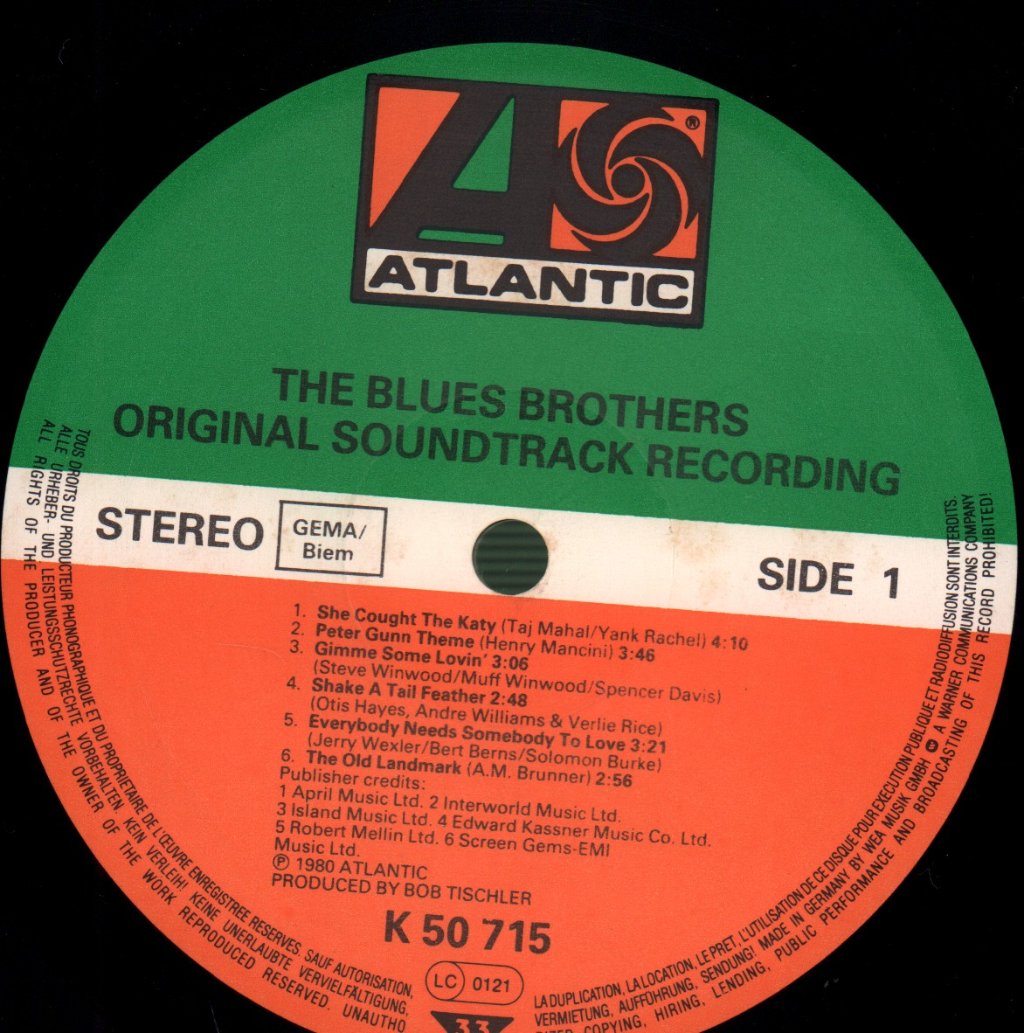 Blues Brothers - Original Soundtrack Recording - Lp