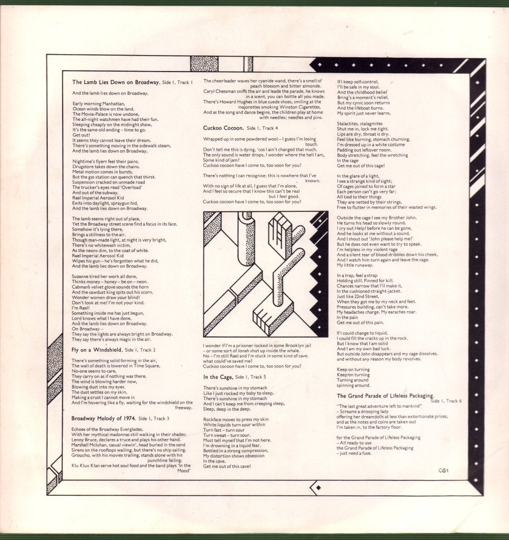 Genesis - Lamb Lies Down On Broadway - Double Lp