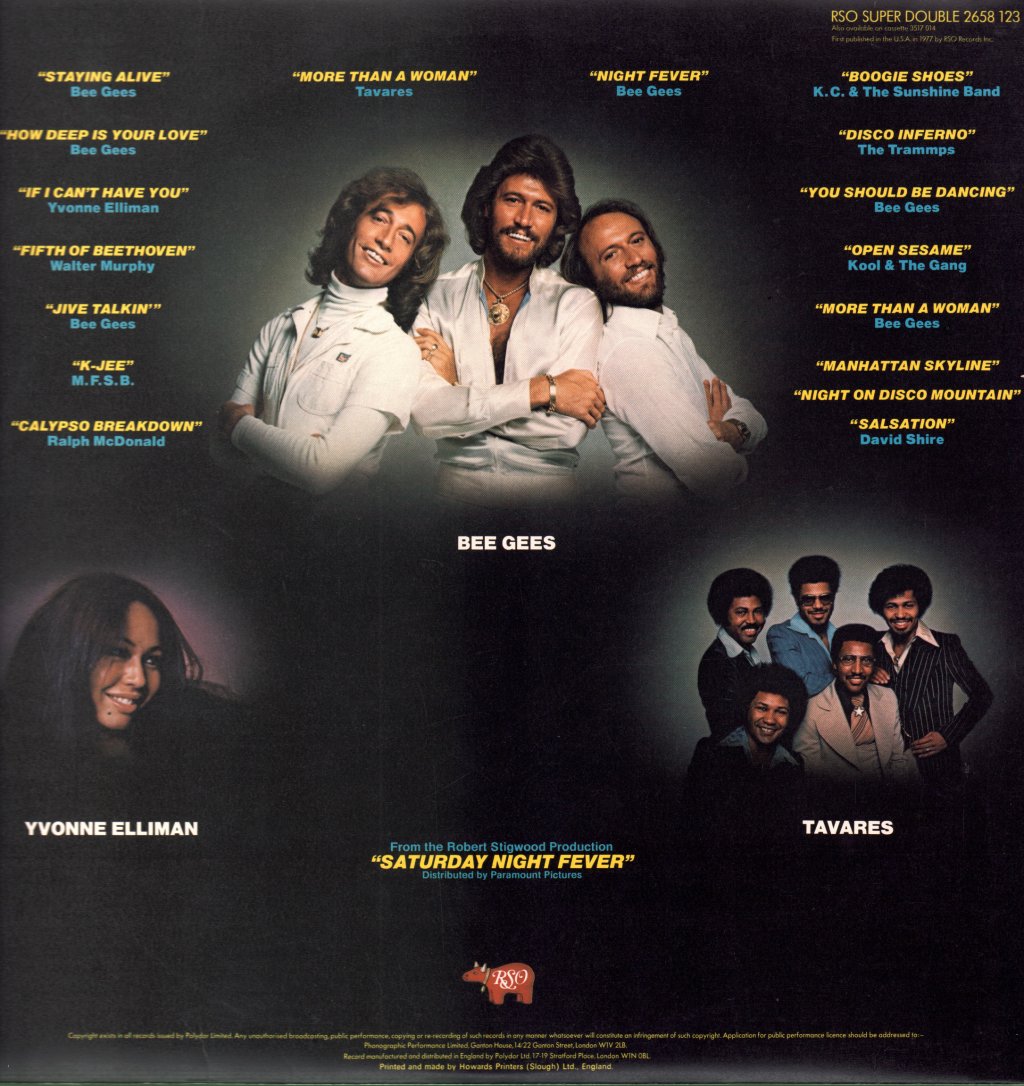 Various Artists - Saturday Night fever (Original Movie Soundtrack) - Double Lp