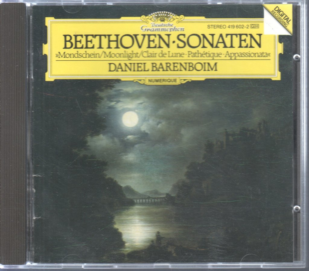 Daniel Barenboim - Sonaten »Mondschein = Moonlight = Clair De Lune • Pathétique • Appassionata« - Cd