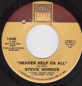 Stevie Wonder - Heaven Help Us All - 7 Inch