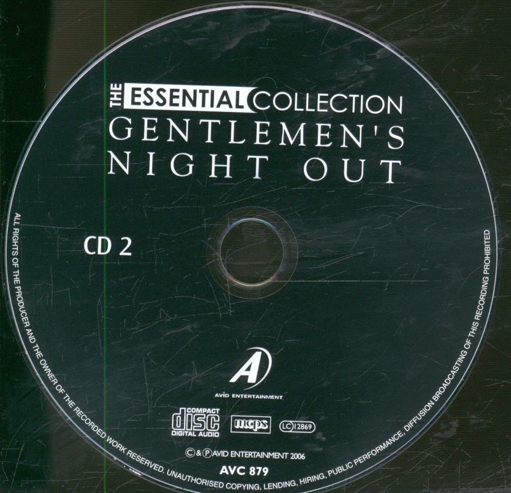 Various Artists - GENTLEMEN'S NIGHT OUT: THE ESSENTIAL COLLECTION - Double Cd