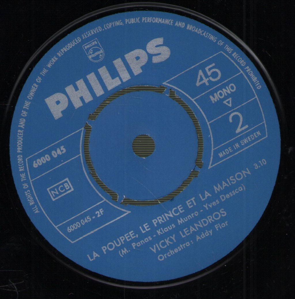 Vicky Leandros - Apres Toi - 7 Inch
