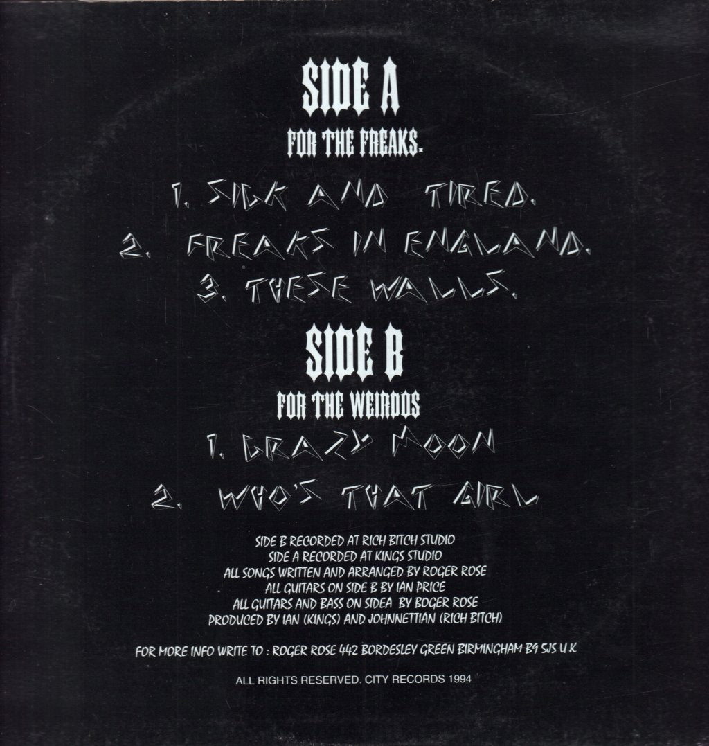 roger rose - sick of it all ep - Lp