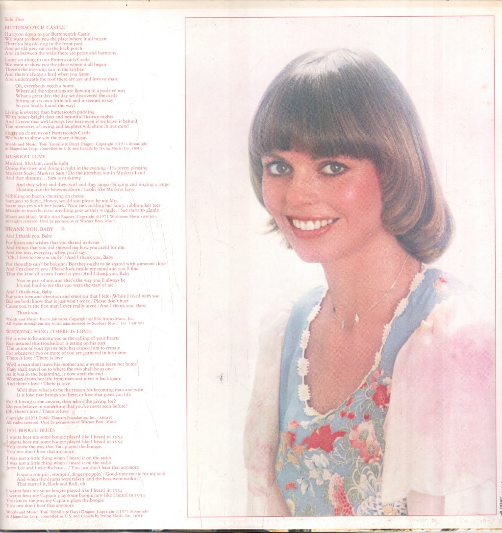 Captain And Tennille - Song Of Joy - Lp