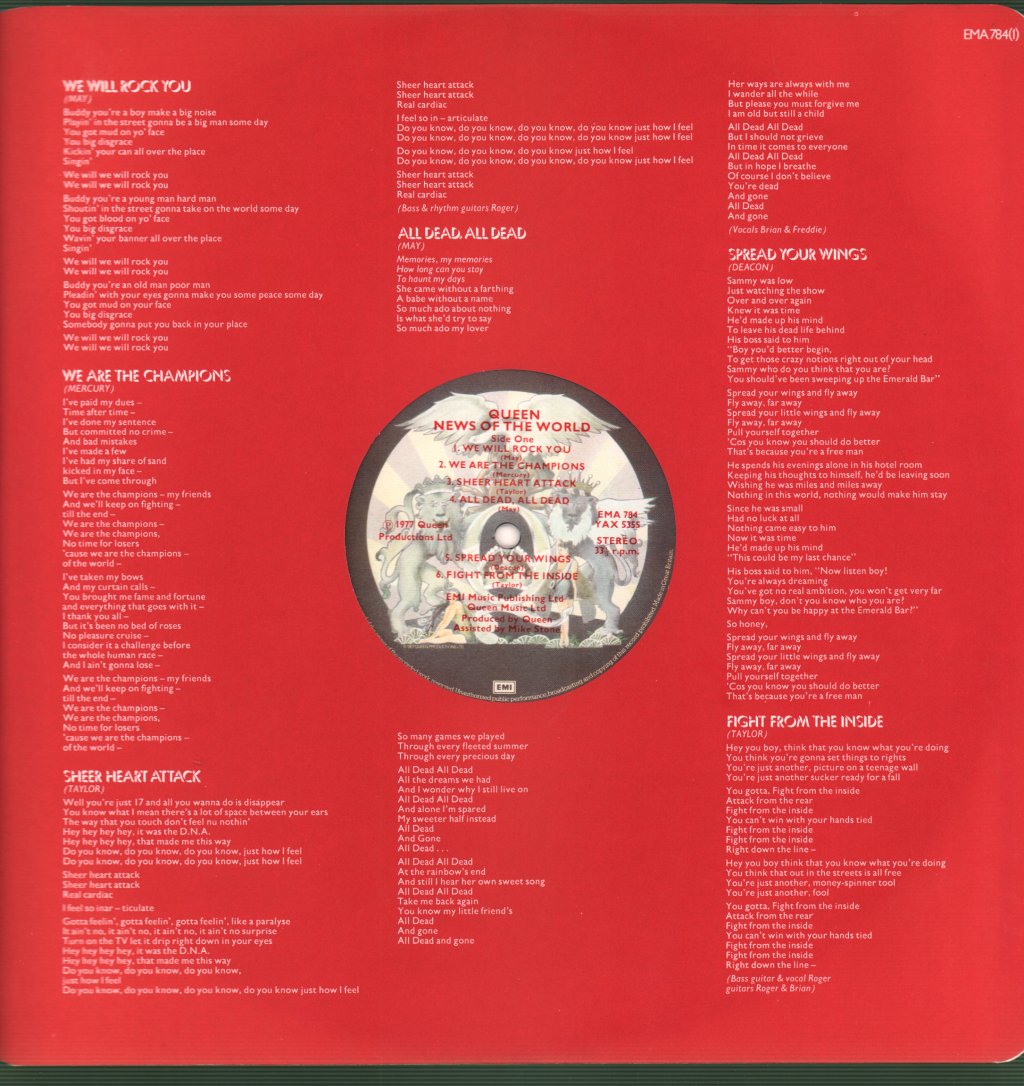 Queen - News Of The World - Lp