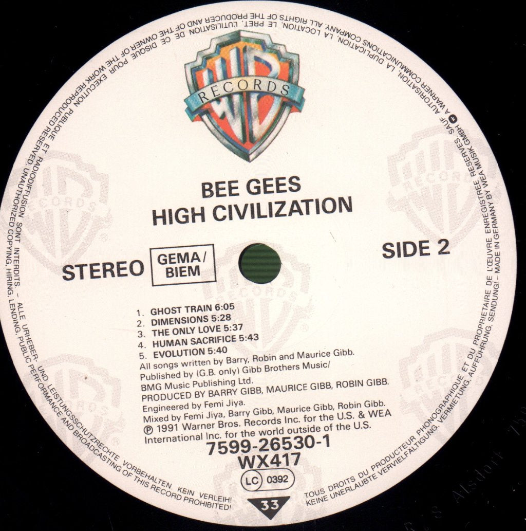 Bee Gees - High Civilization - Lp
