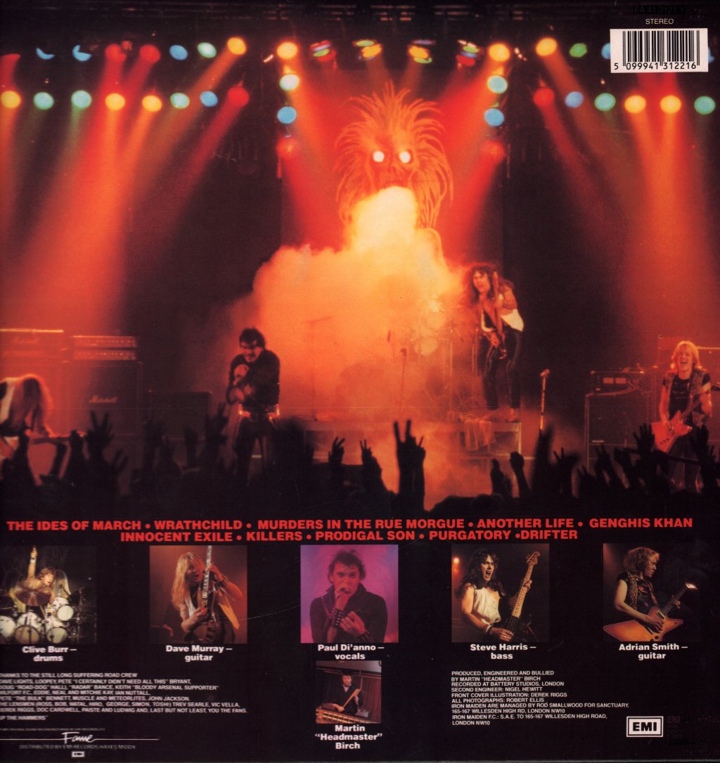 Iron Maiden - Killers - Lp