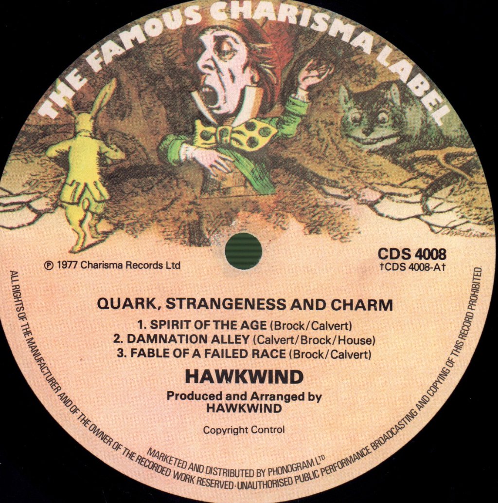 Hawkwind - Quark Strangeness And Charm - Lp