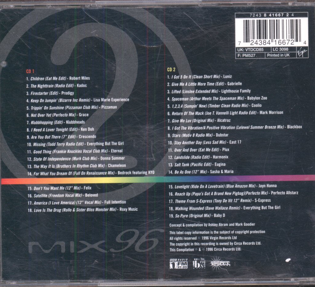 Various Artists - In The Mix 96 ② - Double Cd
