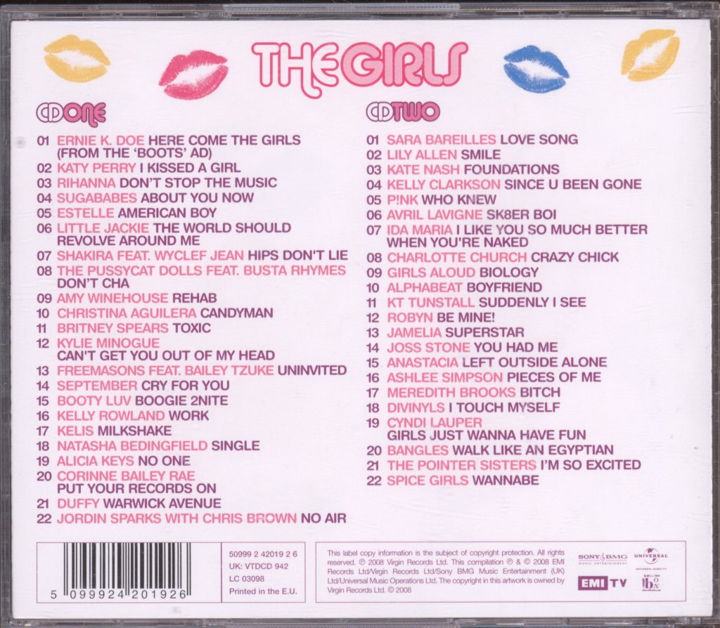Various Artists - Girls - Double Cd