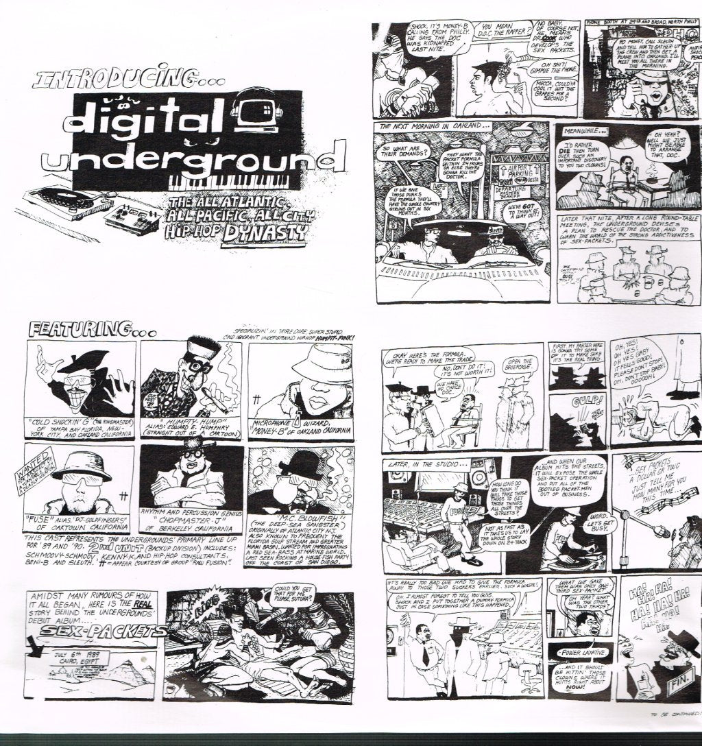 Digital Underground - Doowutchyalike/Packet Man - 12 Inch