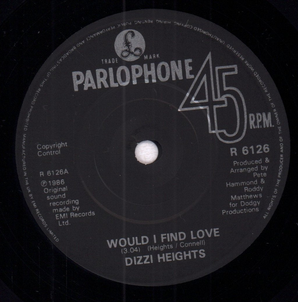 Dizzi Heights - Would I Find Love - 7 Inch