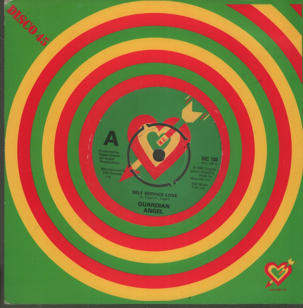 Guardian Angel - Self Service Love - 7 Inch