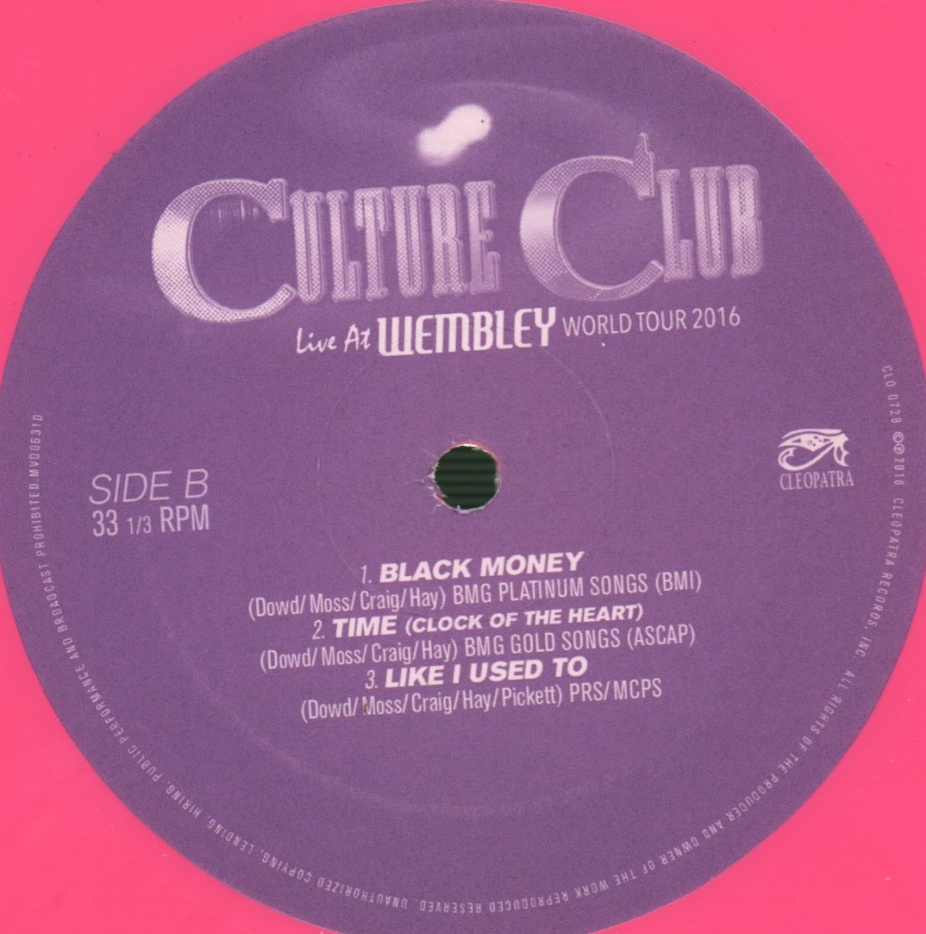 Culture Club - Live At Wembley World Tour 2016 - Double Lp