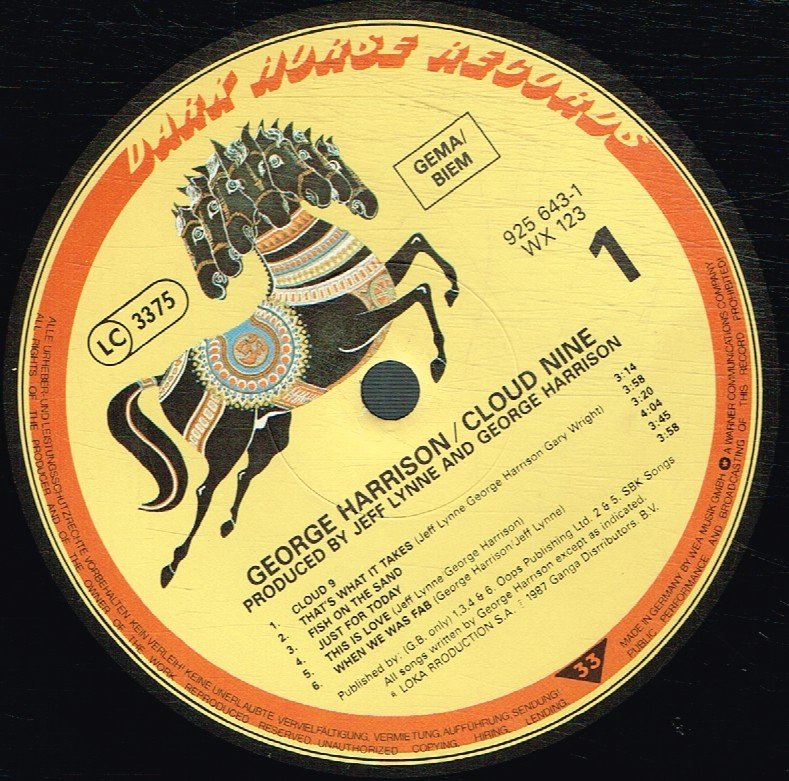 George Harrison - Cloud Nine - Lp