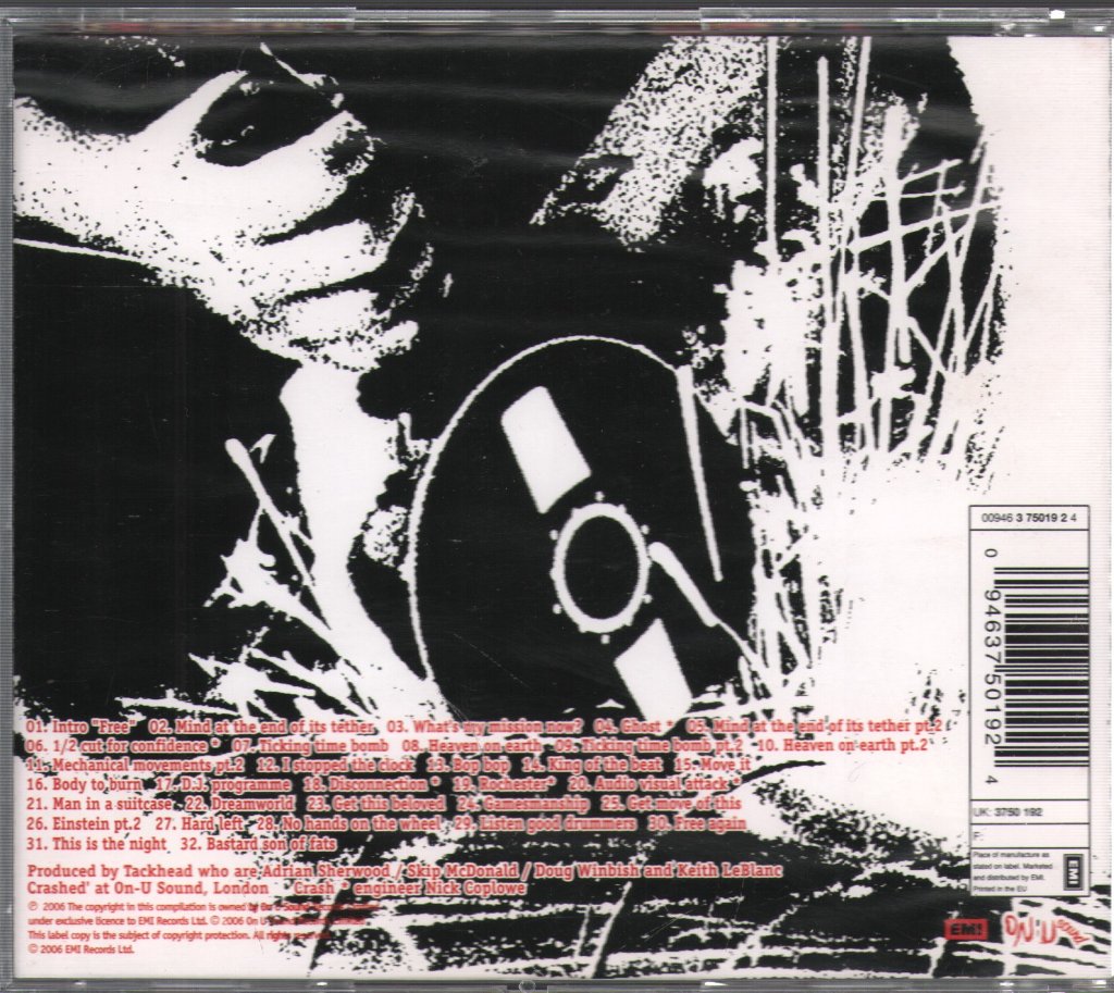 Tackhead - Tackhead Sound Crash: Slash & Mix - Adrian Sherwood - Cd
