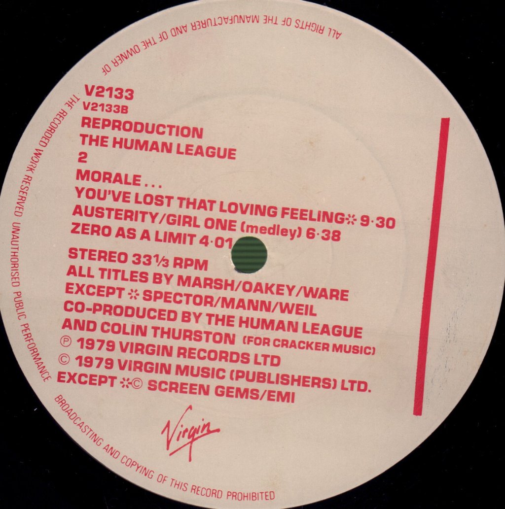 Human League - Reproduction - Lp