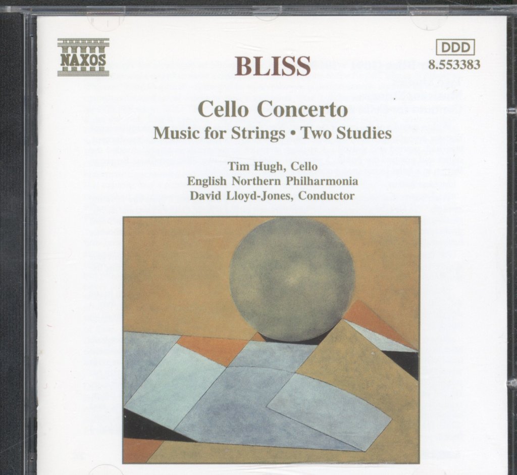 Tim Hugh, English Northern Philharmonia, David Lloyd-Jones - Bliss - Cello Concerto • Music For Strings • Two Studies - Cd