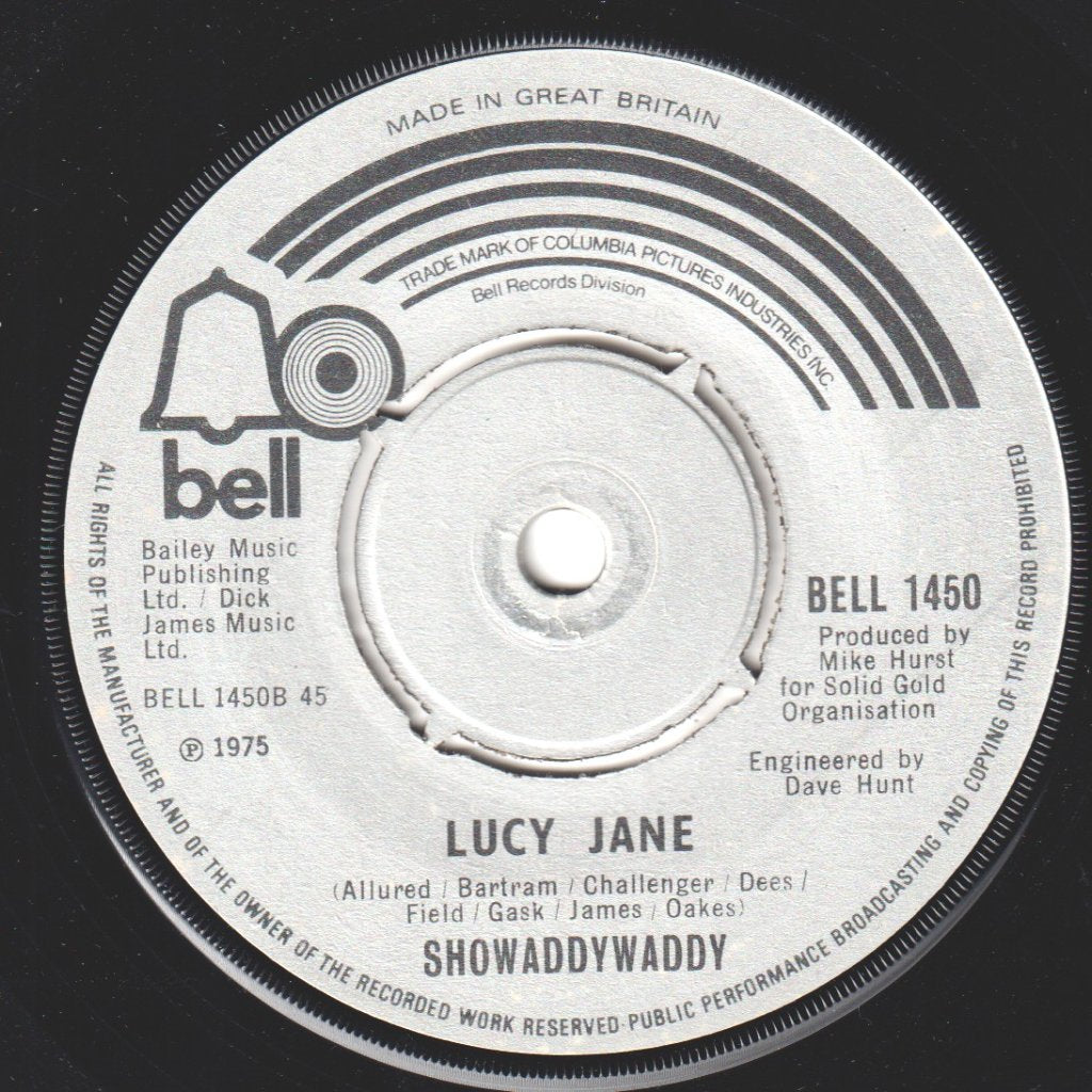 Showaddywaddy - Heartbeat - 7 Inch