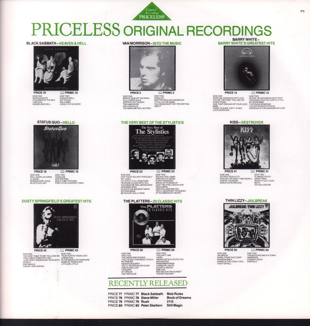 Rush - Caress Of Steel - Lp