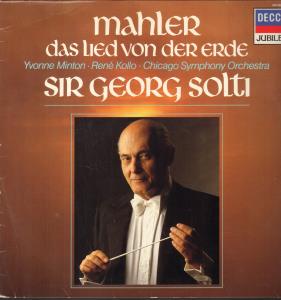 Sir Georg Solti / Yvonne Minton / Rene Kollo - Mahler - Das Lied Von Der Erde - Lp