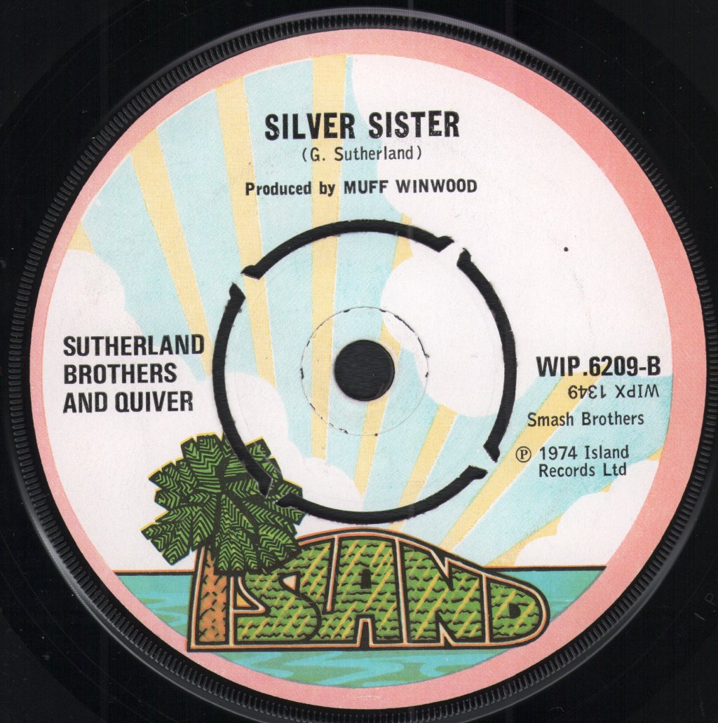 Sutherland Brothers And Quiver - Saviour In The Rain - 7 Inch