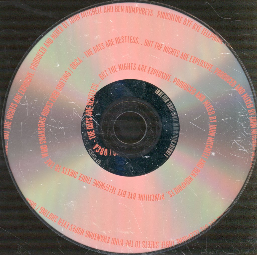 Orca - Days Are Restless..But The Nights Are Explosive - Cd