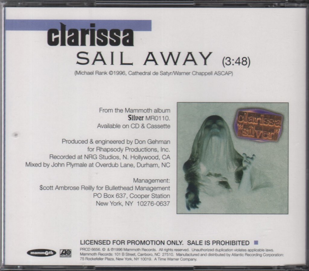 Clarissa - Sail Away - Cd
