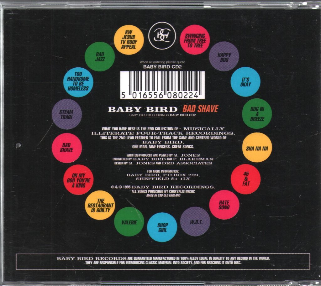Baby Bird - Bad Shave - Cd