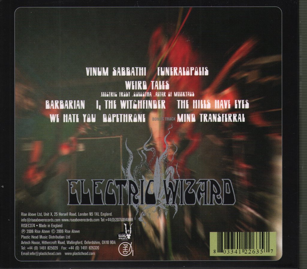 Electric Wizard - Dopethrone - Cd