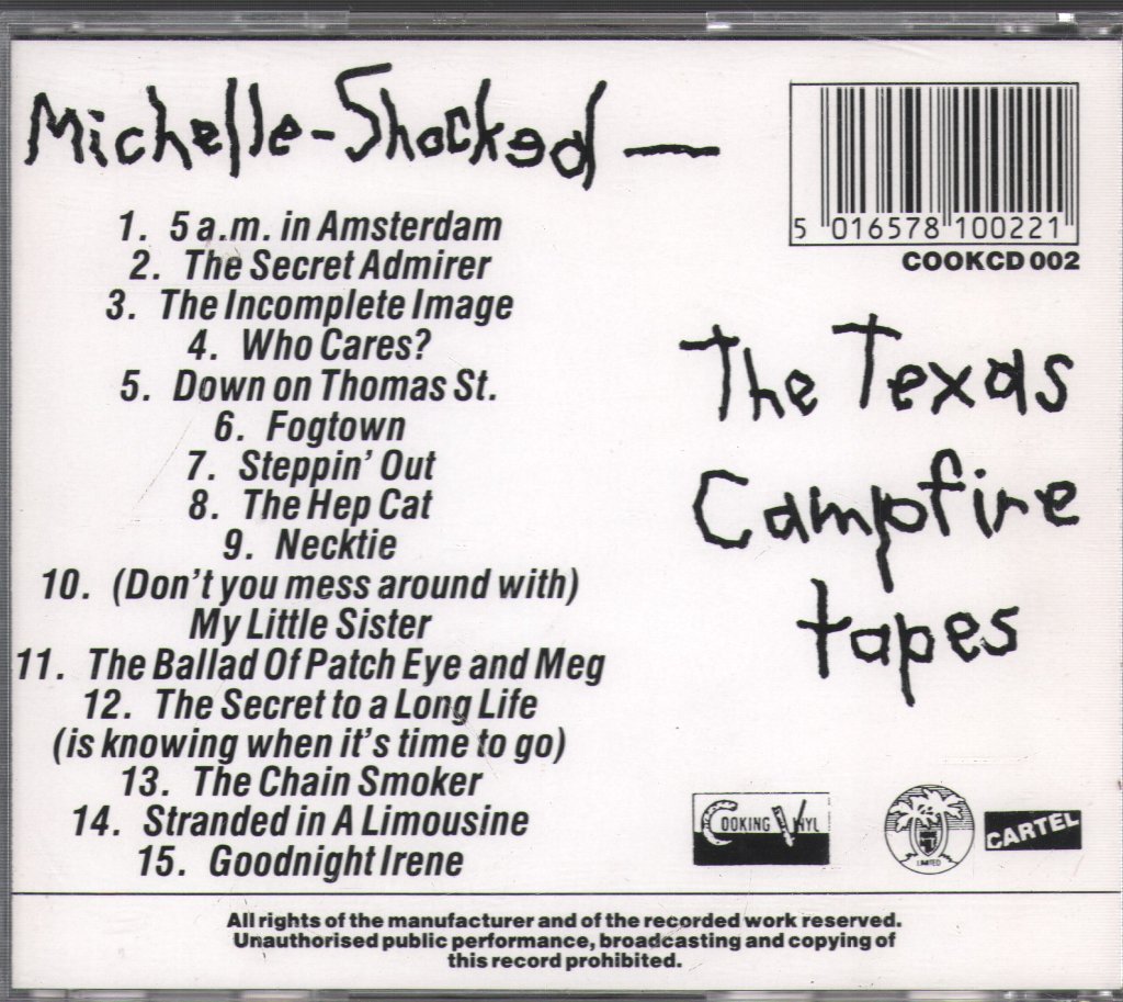 Michelle Shocked - Texas Camp Fire Tapes - Cd