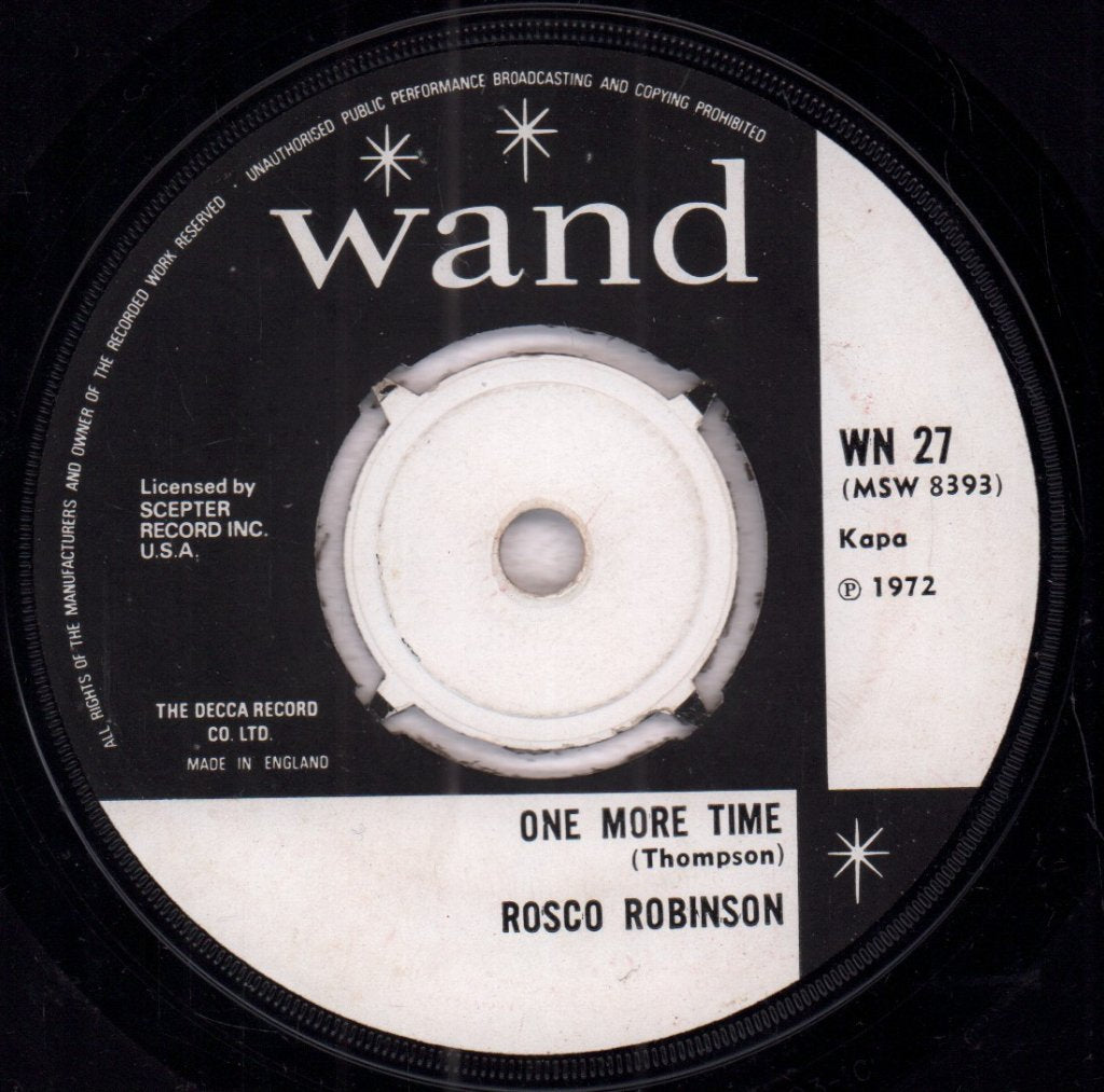 Rosco Robinson - That's Enough - 7 Inch