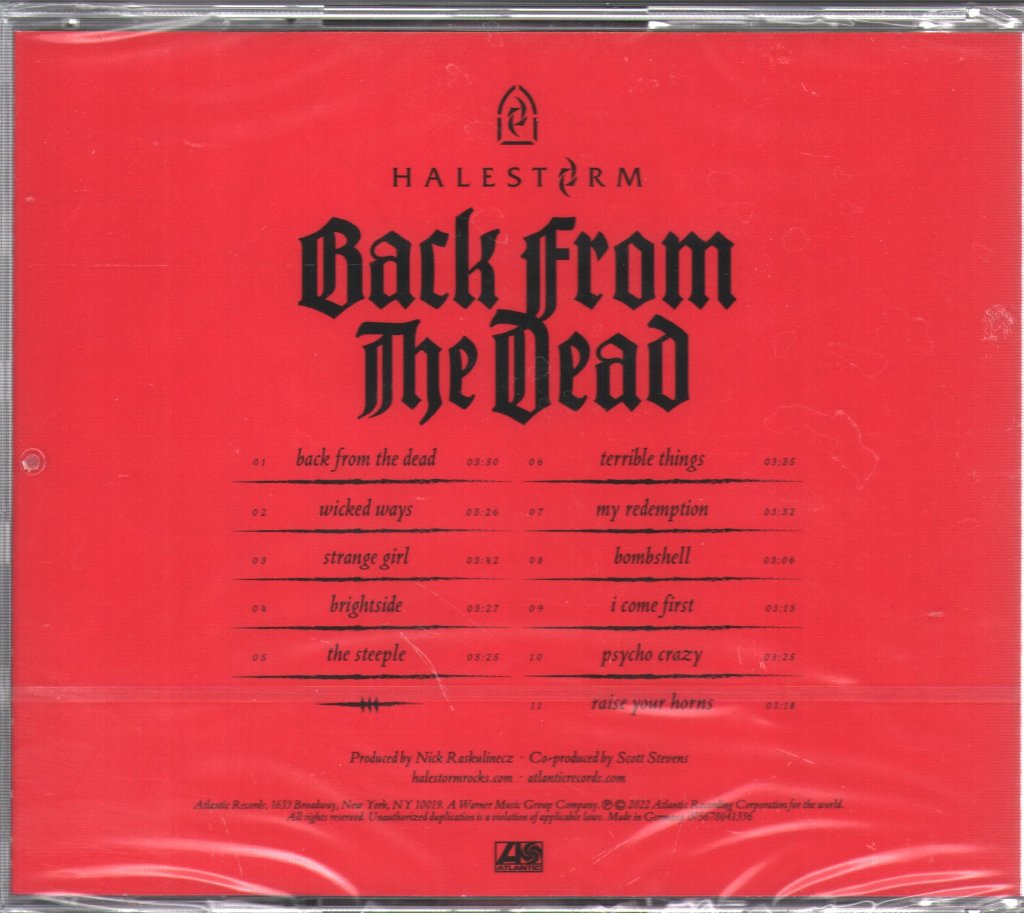 Halestorm - Back From The Dead - Cd