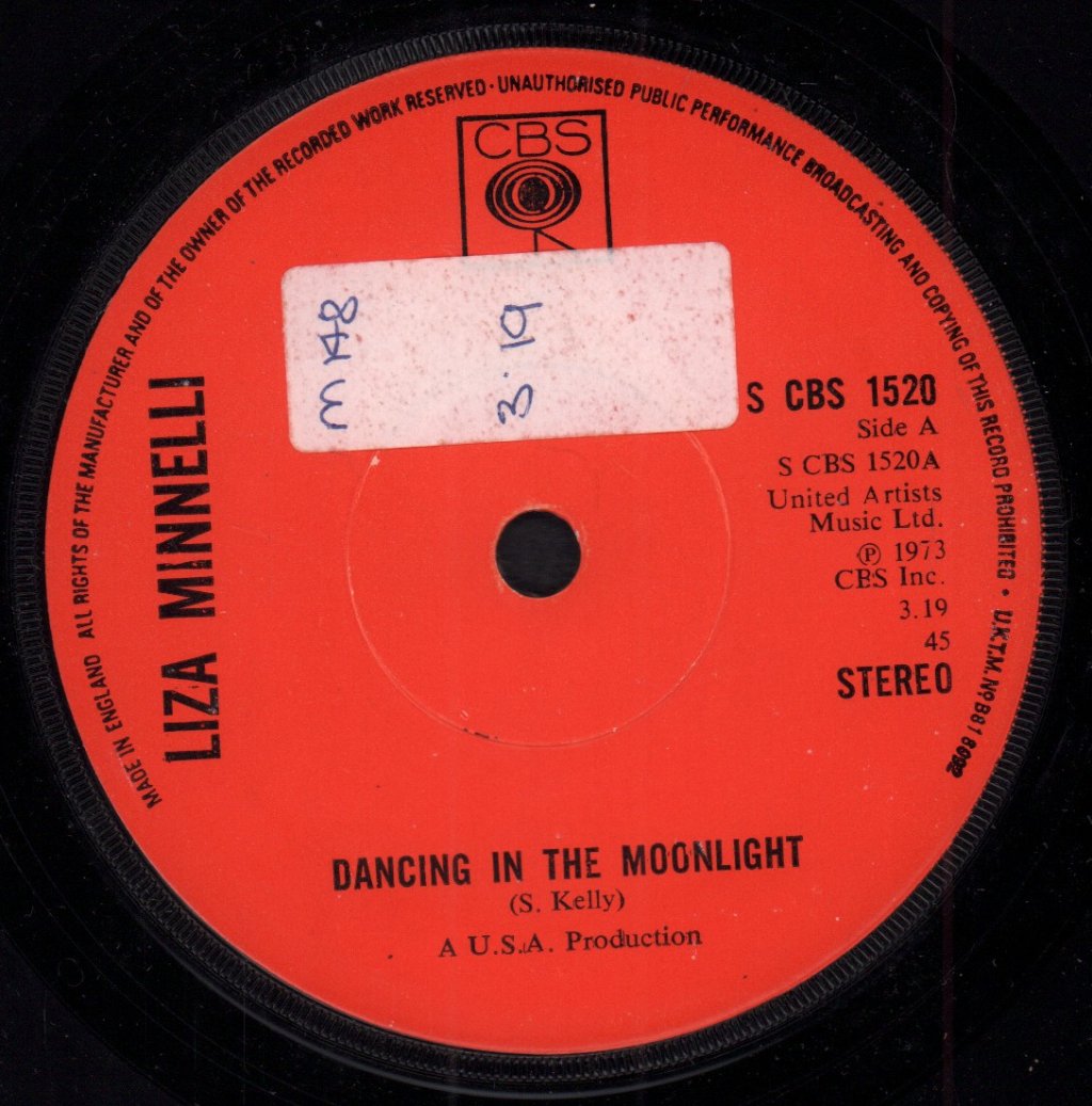Liza Minnelli - Dancing In The Moonlight - 7 Inch