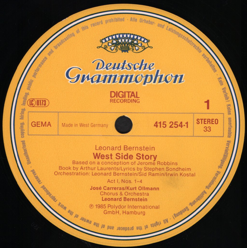 Leonard Bernstein - West Side Story - Double Lp
