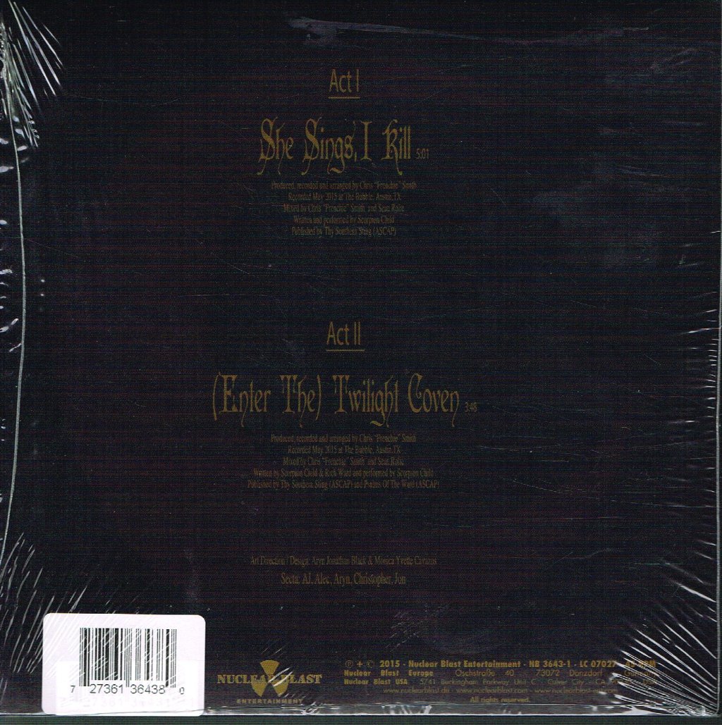 Scorpion Child - She Sings I Kill - 7 Inch