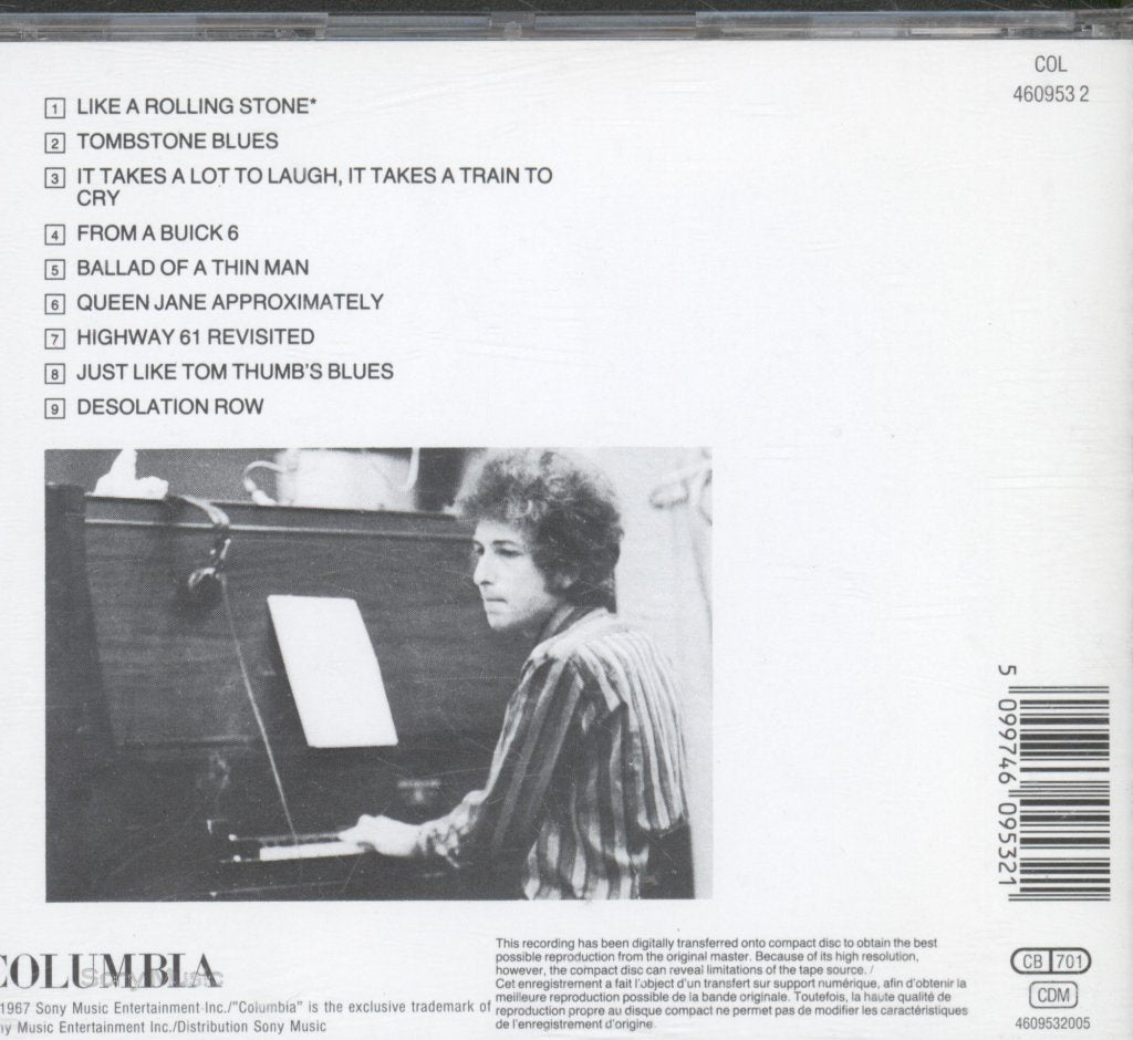 Bob Dylan - Highway 61 Revisited - Cd