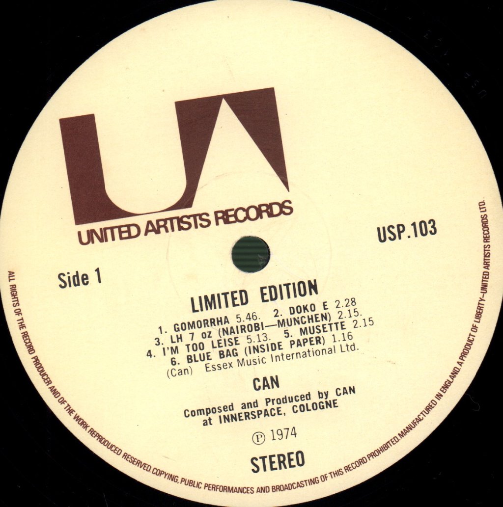 Can - Limited Edition - Lp